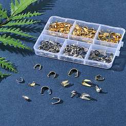 201ステンレススチールスナップオンベイル  ペンダントベイル  ミックスカラー  6.5~10x4~9x3~5mm&nbsp;STAS-FS0001-68