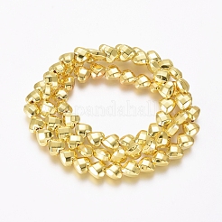 Electroplated Non-magnetic Synthetic Hematite Beads Strands&nbsp;G-G826-07G