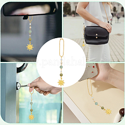 Sun Alloy Pendant Decorations&nbsp;HJEW-WH20003-56C