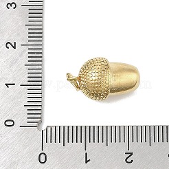 304ステンレスペンダント  18KGP本金メッキ  丸カン付き  キノコ  17.5x10x10mm  穴：3.5mm&nbsp;STAS-U044-01J-G
