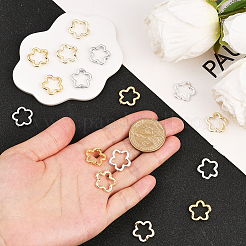 20Pcs 4 Colors Alloy Bead Frame&nbsp;FIND-SC0017-71