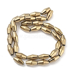 Electroplated Synthetic Magnetic Hematite Beads Strands&nbsp;G-Z032-B01-02H