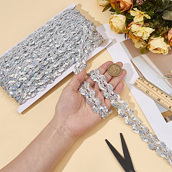 Metallic Braided Lace Trim&nbsp;OCOR-WH0101-162A