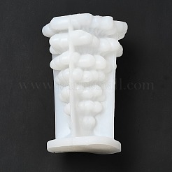 3dクリスマスツリーDIYキャンドルシリコンモールド  クリスマスツリーの香りのキャンドル作りに  ホワイト  10x9.5x16cm  内径：14.7x9.6x9.3のCM&nbsp;LS-CAND-B002-13B