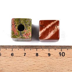Natural & Synthetic Mixed Stone European Beads&nbsp;G-N344-28