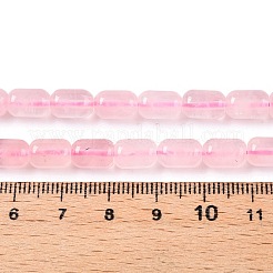 天然マダガスカル ローズクォーツビーズ連売り  コラム  9~9.5x6mm  穴：0.9~1mm  約42~43個/連  15.24~15.8''（38.7~39.5センチメートル）&nbsp;G-G980-31