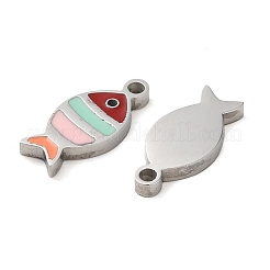 304 Stainless Steel Enamel Charms&nbsp;STAS-D018-04P