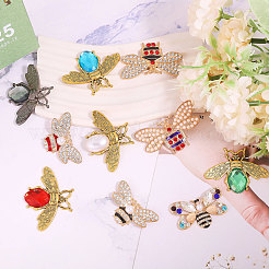 10Pcs 10 Styles Alloy Cabochons&nbsp;FIND-CA0009-85
