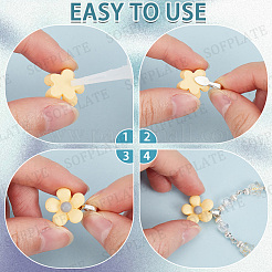 200個5スタイルアロイ接着剤付きフラットパッドベイル  葉  ミックスカラー  15~21x5~7x1~5mm  穴：4~4.5x3mm  40個/スタイル&nbsp;FIND-SP0001-81