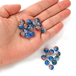 50G Transparent Crackle Acrylic Beads&nbsp;CACR-YW0001-01A