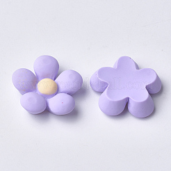 樹脂カボション  花  ライラック  17~17.5x17.5~18x5~6mm&nbsp;CRES-Q206-17B-02