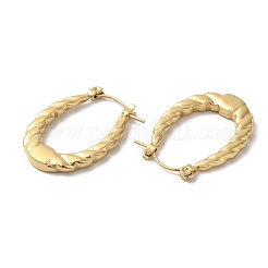 Rack Plating 304 Stainless Steel Hoop Earrings for Women&nbsp;EJEW-Z026-22G
