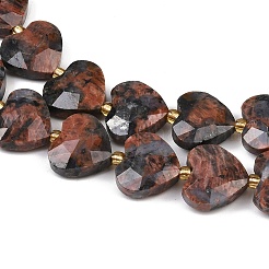 Natural Glaucophane Beads Strands&nbsp;G-P592-B03-01