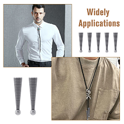10Pcs Alloy Cord Ends&nbsp;FIND-FH0009-40AS