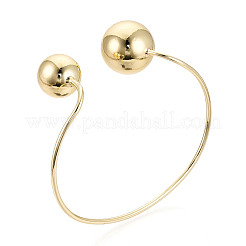 Brass Cuff Bracelets for Women&nbsp;BJEW-N035-08G