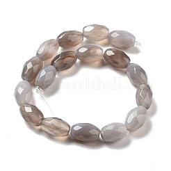 Natural Grey Agate Beads Strands&nbsp;G-P520-C11-01