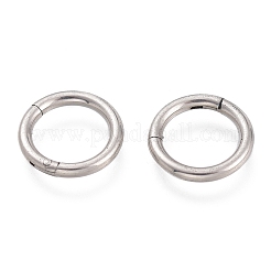 Tarnish Resistant 304 Stainless Steel Sleeper Earrings&nbsp;EJEW-O095-01C