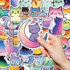 50Pcs Cartoon Cat Paper Sticker&nbsp;STIC-C012-02