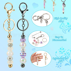 DIY Beadable Keychain Making Kit&nbsp;DIY-TA0006-48