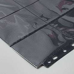 PP Plastic 11 Holes Binder Inner Pages for Card Holder&nbsp;AJEW-WH0796-94