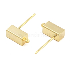 Brass Stud Earrings Findings&nbsp;EJEW-B063-07G