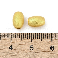 合金ビーズ  カドミウムフリー＆鉛フリー  マットゴールドカラー  8.5x5.5mm  穴：1.4mm&nbsp;PALLOY-D369-08MG