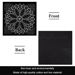1Pc Lint Square Tarot Tablecloth&nbsp;AJEW-CN0002-18