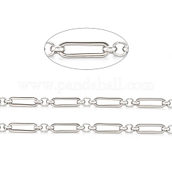 Tarnish Resistant Handmade 304 Stainless Steel Link Chains&nbsp;CHS-M004-02P