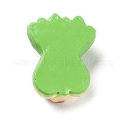 不透明樹脂模造食品デコデンカボション  野菜・果物ハウス  野菜  25x19.5x9mm&nbsp;LS-CRES-M016-02B