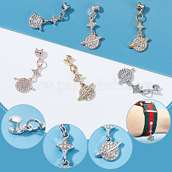 6Pcs 3 Colors Alloy Star and Planet Watch Band Studs&nbsp;MOBA-PH0001-13