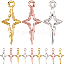 120Pcs 3 Colors Tibetan Style Alloy Pendants&nbsp;FIND-SC0022-65