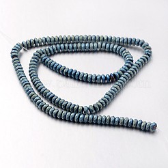 Electroplate Non-magnetic Synthetic Hematite Bead Strands&nbsp;G-F300-48A-F07