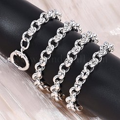 304 Stainless Steel Rolo Chain Necklaces&nbsp;NJEW-Q013-11S