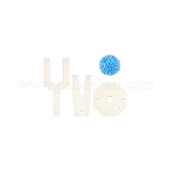 Wood Pom Pom Maker Kit&nbsp;WOOD-WH0050-008