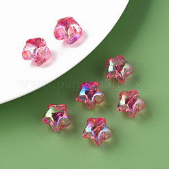 1-Hole Transparent Acrylic Buttons&nbsp;MACR-S373-129-C