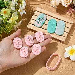6 Pcs Leaf-Shaped Stamp Clay Molds&nbsp;ST-CJ0043-093