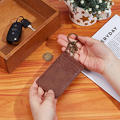 1Pc Retro PU Leather Card Holder&nbsp;OFST-DJ0001-24C