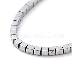 Electroplated Non-magnetic Synthetic Hematite Beads Strands&nbsp;G-G862-03F