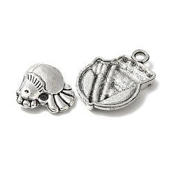 54Pcs 9 Style Thanksgiving Day Tibetan Style Alloy Pendants Sets&nbsp;TIBEP-FS0001-14