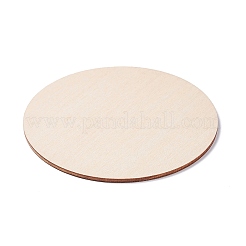 月のフラットラウンドい木のカボション  パパイヤホイップ  100x2.5mm  12個/セット&nbsp;WOOD-XCP0001-43