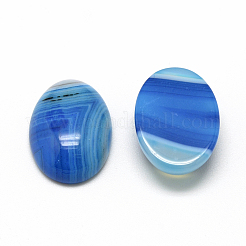 Natural Striped Agate/Banded Agate Cabochons&nbsp;X-G-R415-13x18-12
