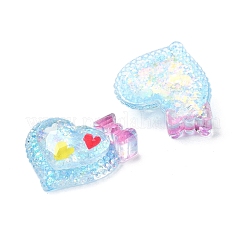 Transparent Epoxy Resin Decoden Cabochons&nbsp;CRES-I030-03B