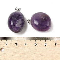 Natural Amethyst Pendants&nbsp;G-A249-04A-02P