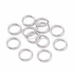 Non-Tarnish 304 Stainless Steel Closed Jump Rings&nbsp;X-STAS-F174-16P