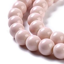 Painted Glass Bead Strands&nbsp;DGLA-S071-6mm-B12