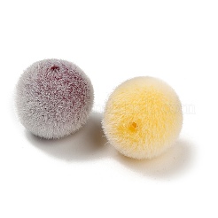 Flocky Opaque Acrylic Beads&nbsp;OACR-I026-01D