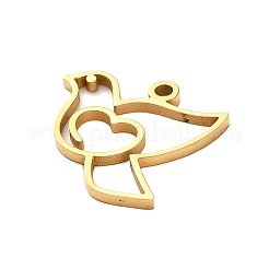 304 Stainless Steel Pendants&nbsp;STAS-M117-02A-G