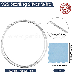 1.5M Dead Soft 925 Sterling Silver Wire&nbsp;STER-BBC0008-86B