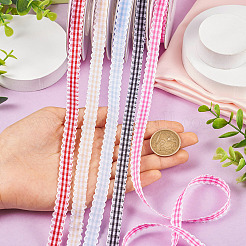 10 Yards Flat Polycotton(Polyester Cotton) Ribbon&nbsp;OCOR-TAC0030-01F
