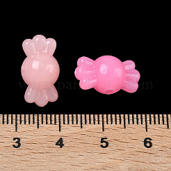 プラスチックビーズ  模造ゼリー  キャンディ  ミックスカラー  16.5x8.5x8.8mm  穴：1.8mm  約1000個/500g&nbsp;KY-F023-24